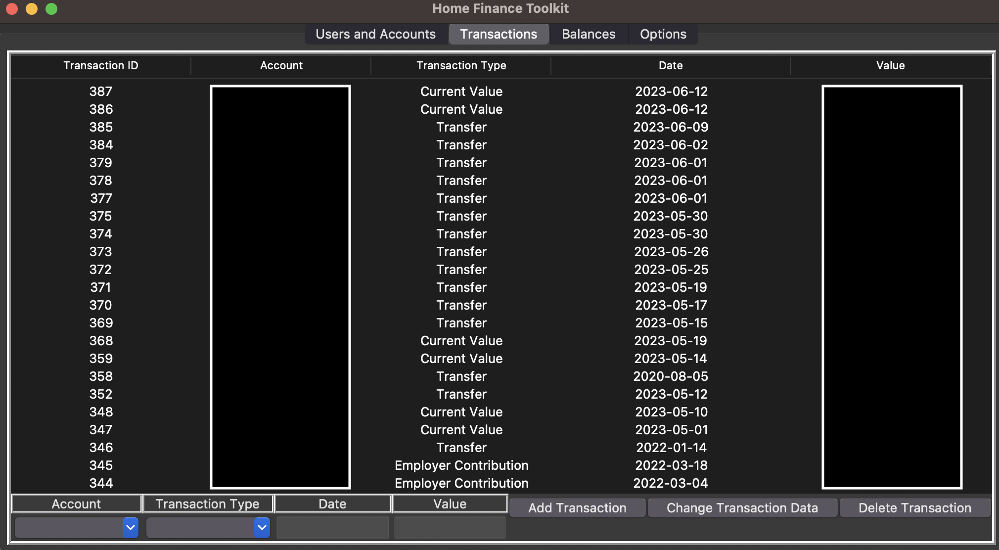 Home Finance Toolkit example image